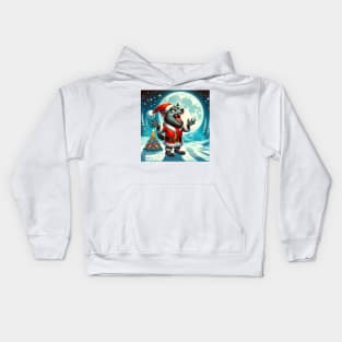 Werewolf Santa Kids Hoodie